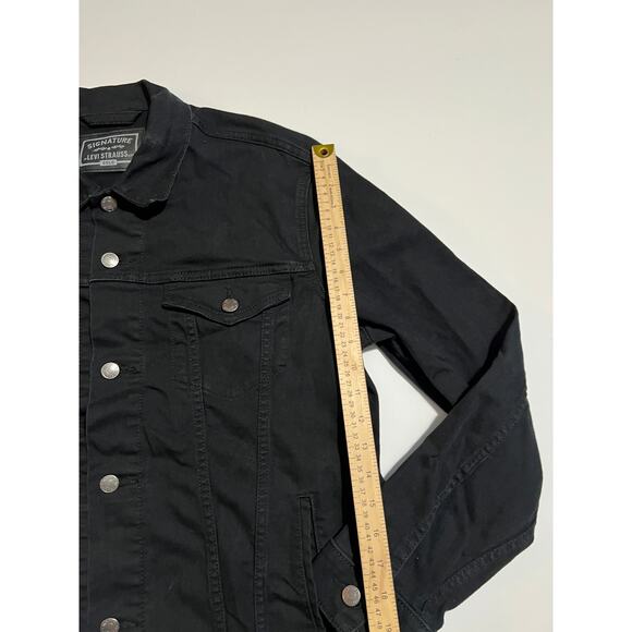 Levi’s Strauss gold men’s black jeans jacket - Picture 3 of 8